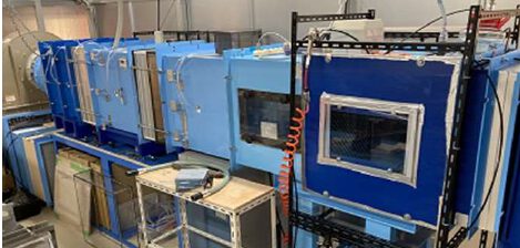 610mm角業務用エアフィルタ試験装置